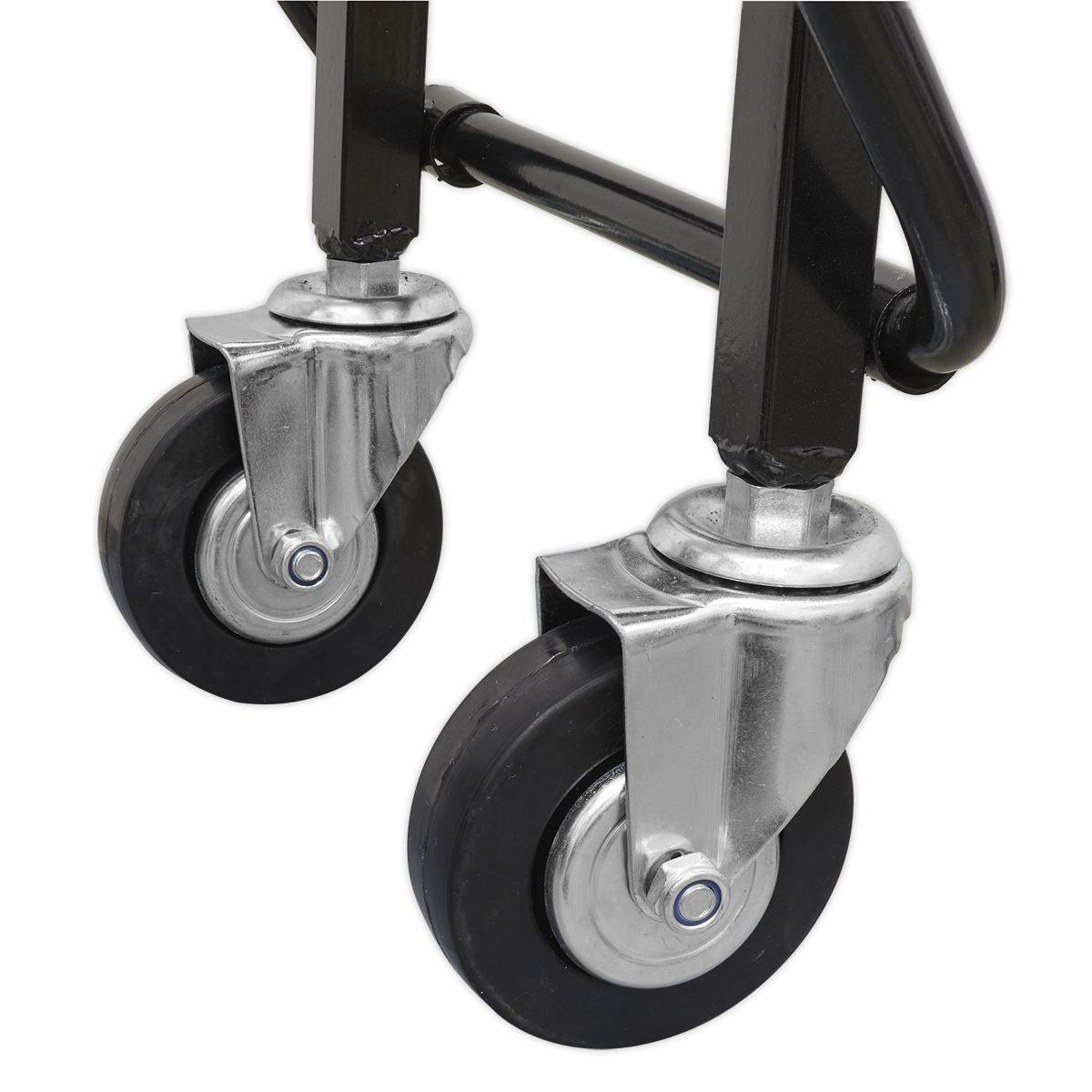 sack hand truck with 45° angle with support castors