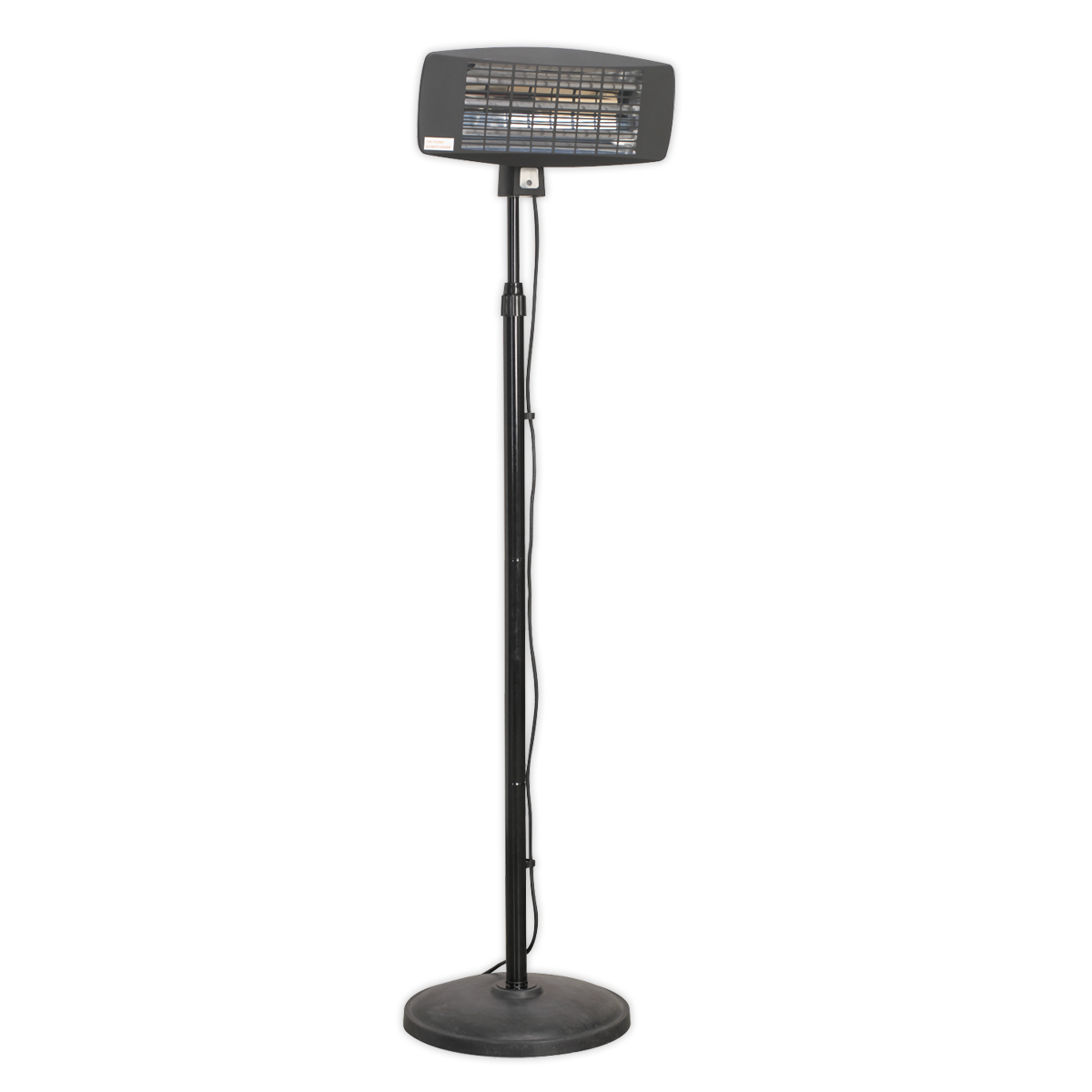 Sealey Infrared Quartz Patio Heater 2000W/230V with Telescopic Floor Stand IFSH2003