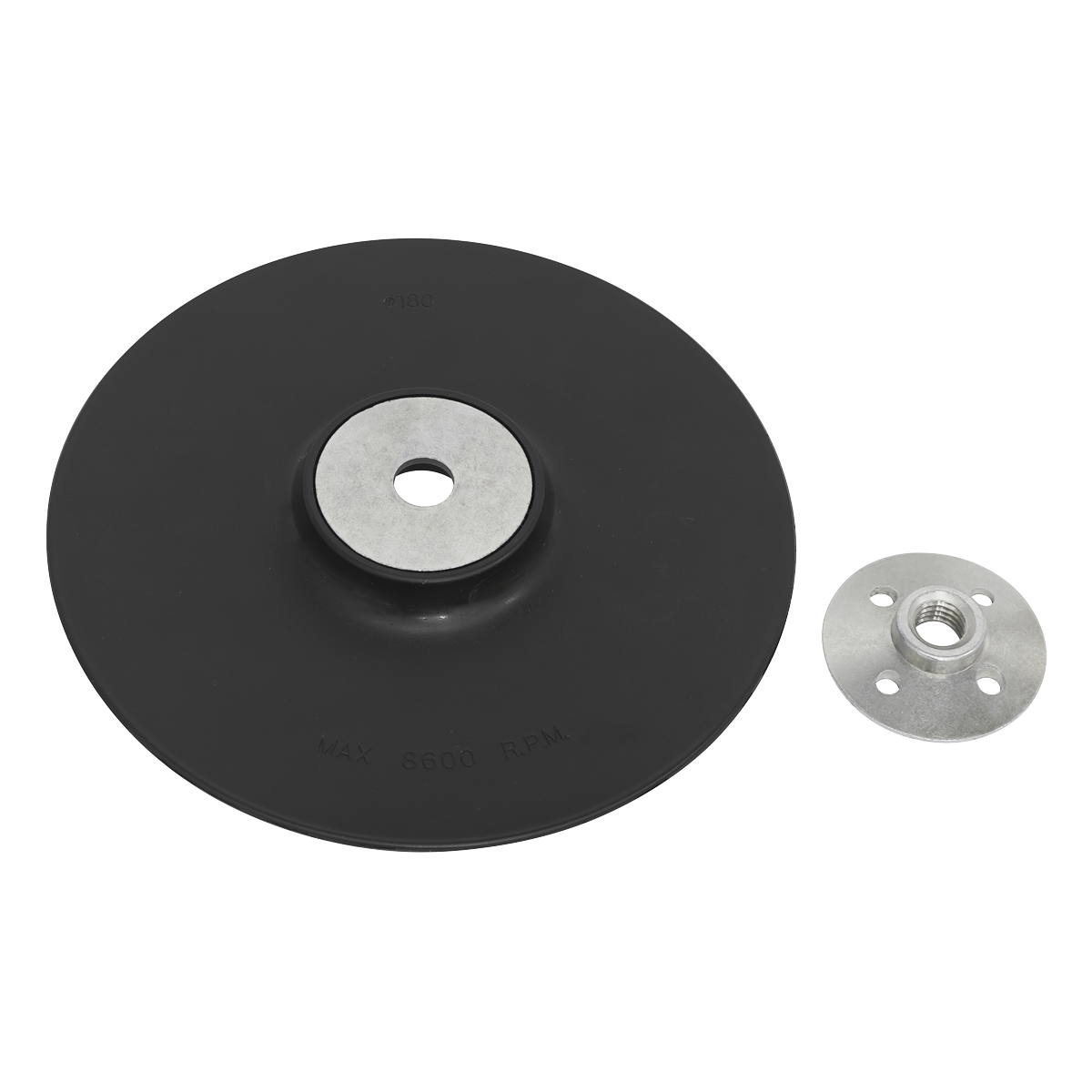 Sealey Backing Pad Ø180mm - M14 x 2mm RBP180