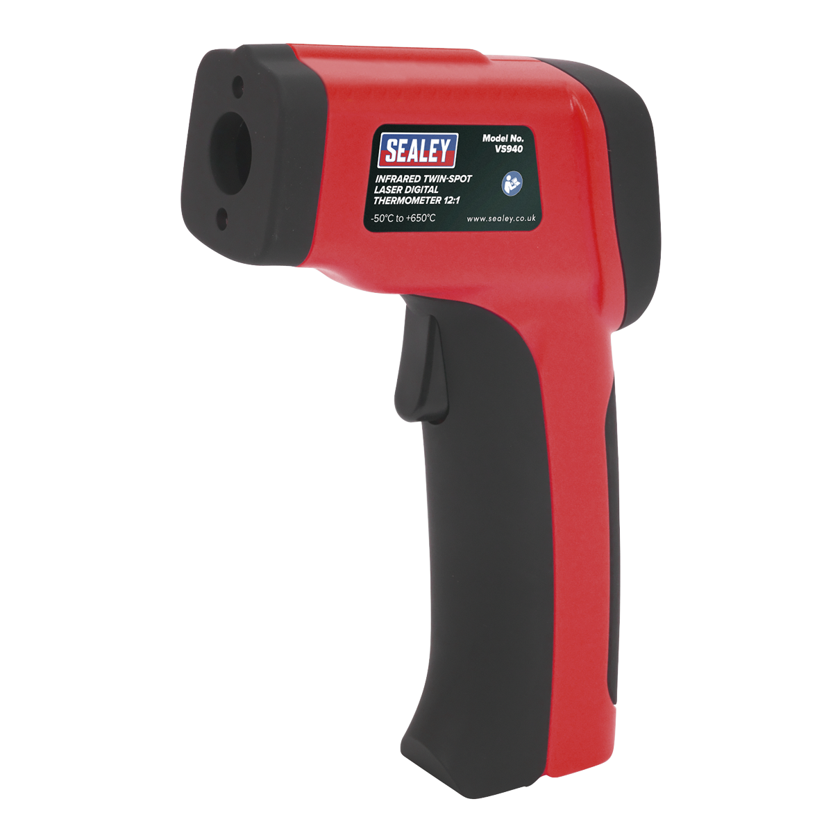 Sealey energy emissions Infrared Twin-Spot Laser Digital Thermometer VS940