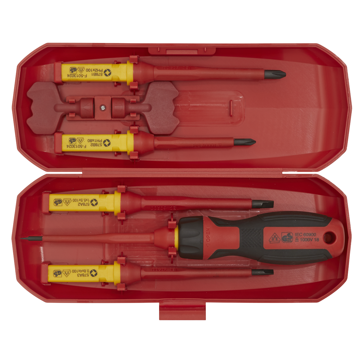 Insulated and VDE approved Screwdriver AK61280