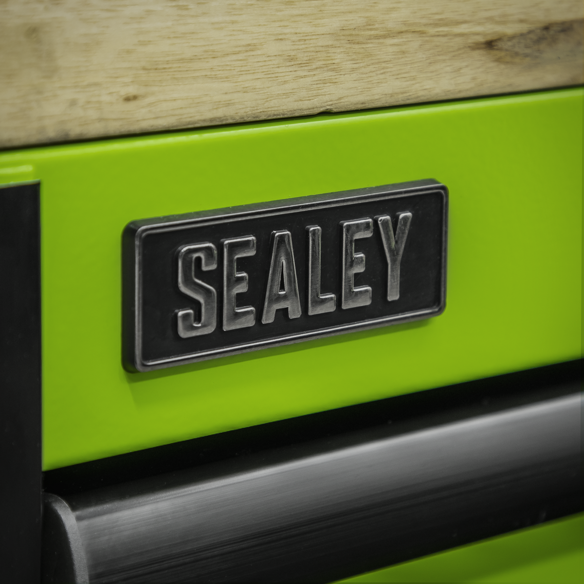 Sealey 15 Drawer 1549mm Mobile Trolley with Wooden Worktop AP6115BE