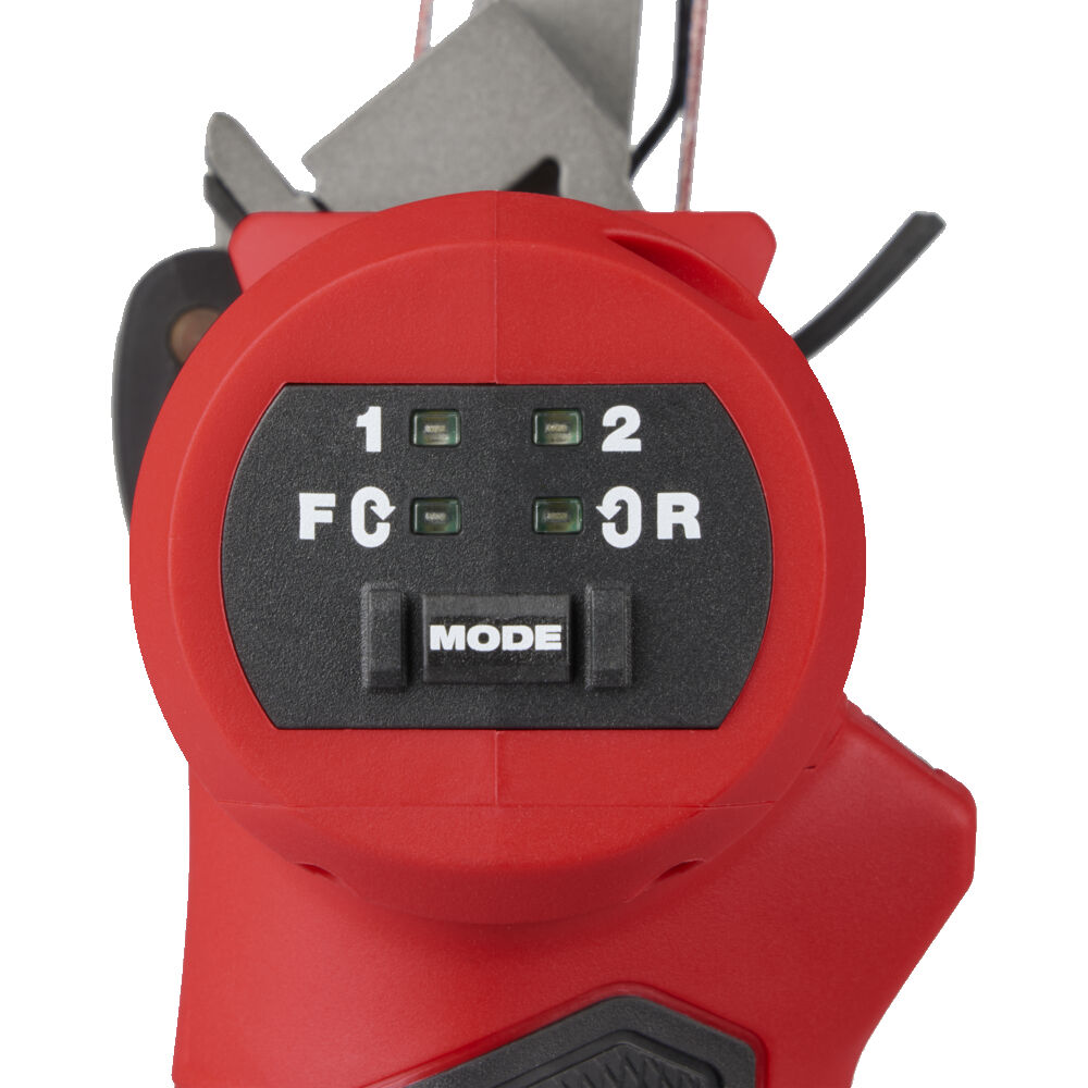 2 speed modes and variable speed trigger provide maximum control from taking down welds to precise work with inox, aluminium and wood