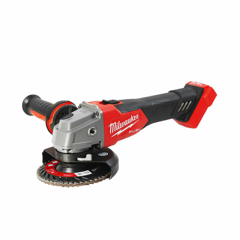 MILWAUKEE M18 FUEL™ 115 MM ANGLE GRINDER WITH SLIDE SWITCH M18FSAG115XPDB
