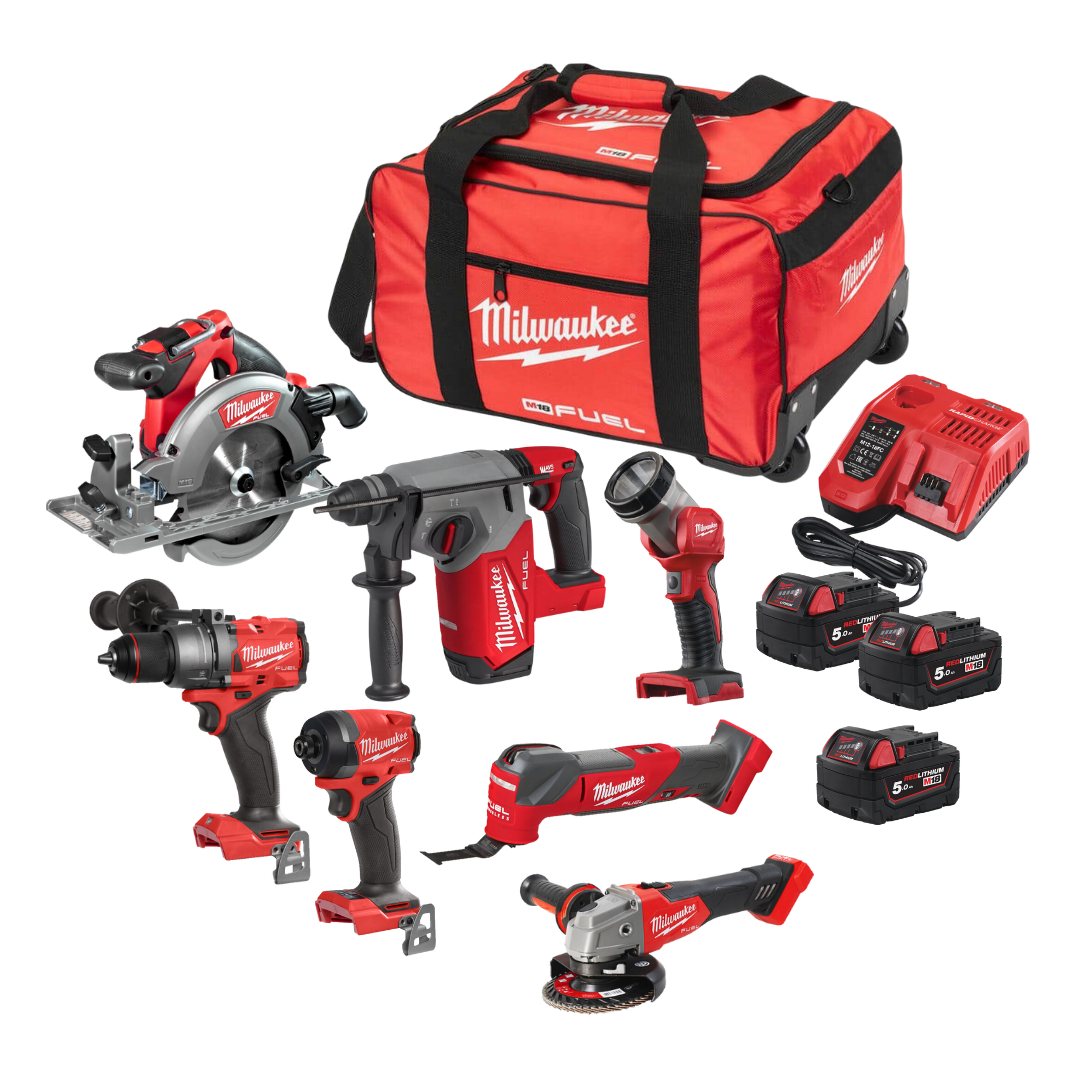 Milwaukee M18FPP7A3503B Next Gen 7 Piece Power Tool Kit Toolforce