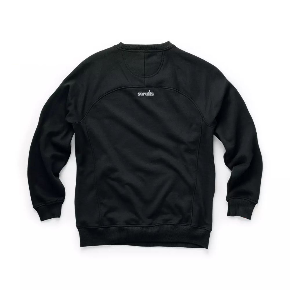 Scruffs Eco Worker Sweatshirt, Black Colour