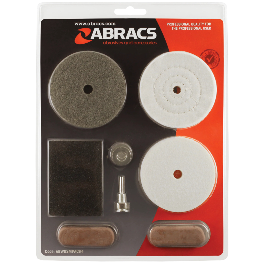 Abracs 7pc Buffing/Polishing Kit ABWBSMPACK4
