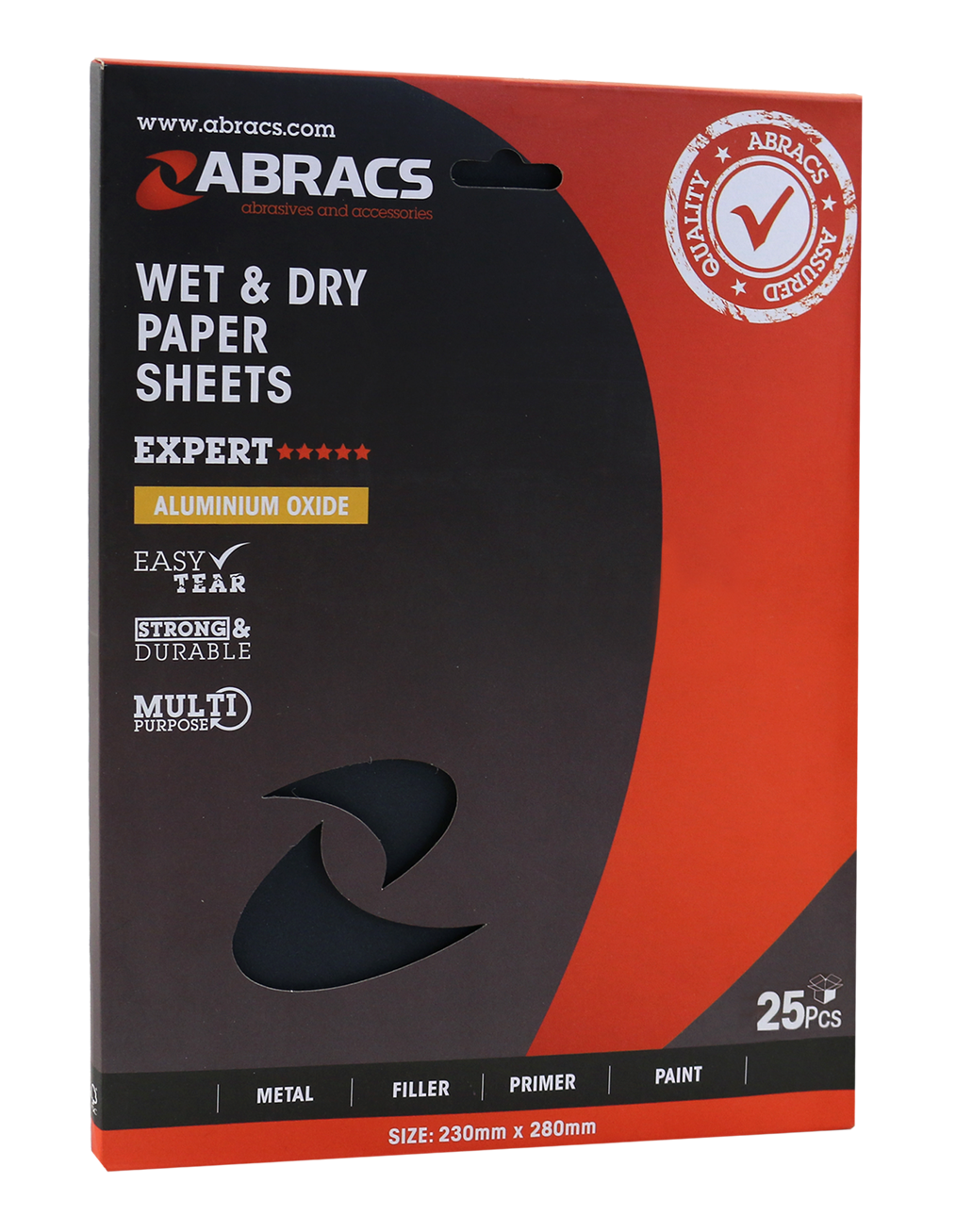 Abracs Waterproof Paper Sheets 180 Grit ABWD0180