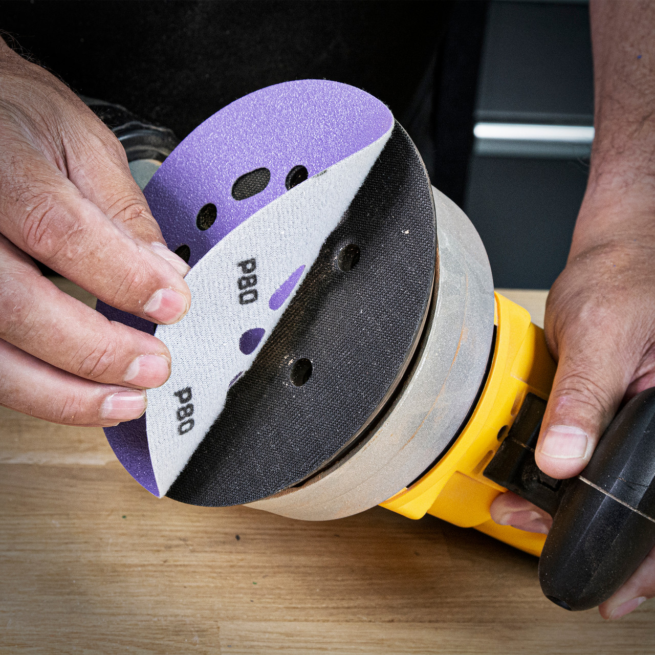 two layers of resin keeps the abrasive grit firmly bonded to the backer for increased lifespan