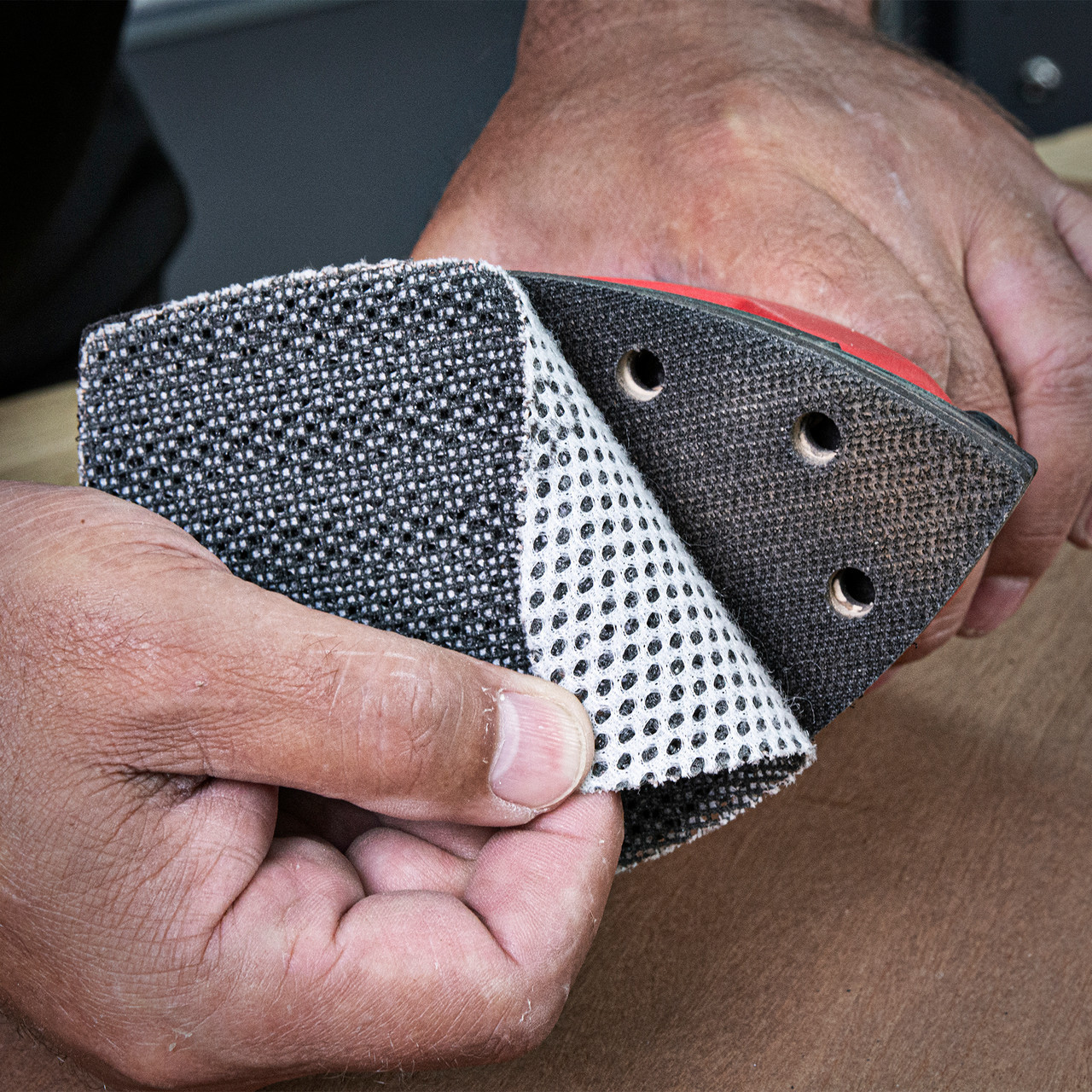 Mesh design eliminates the need to line up extraction holes for faster application