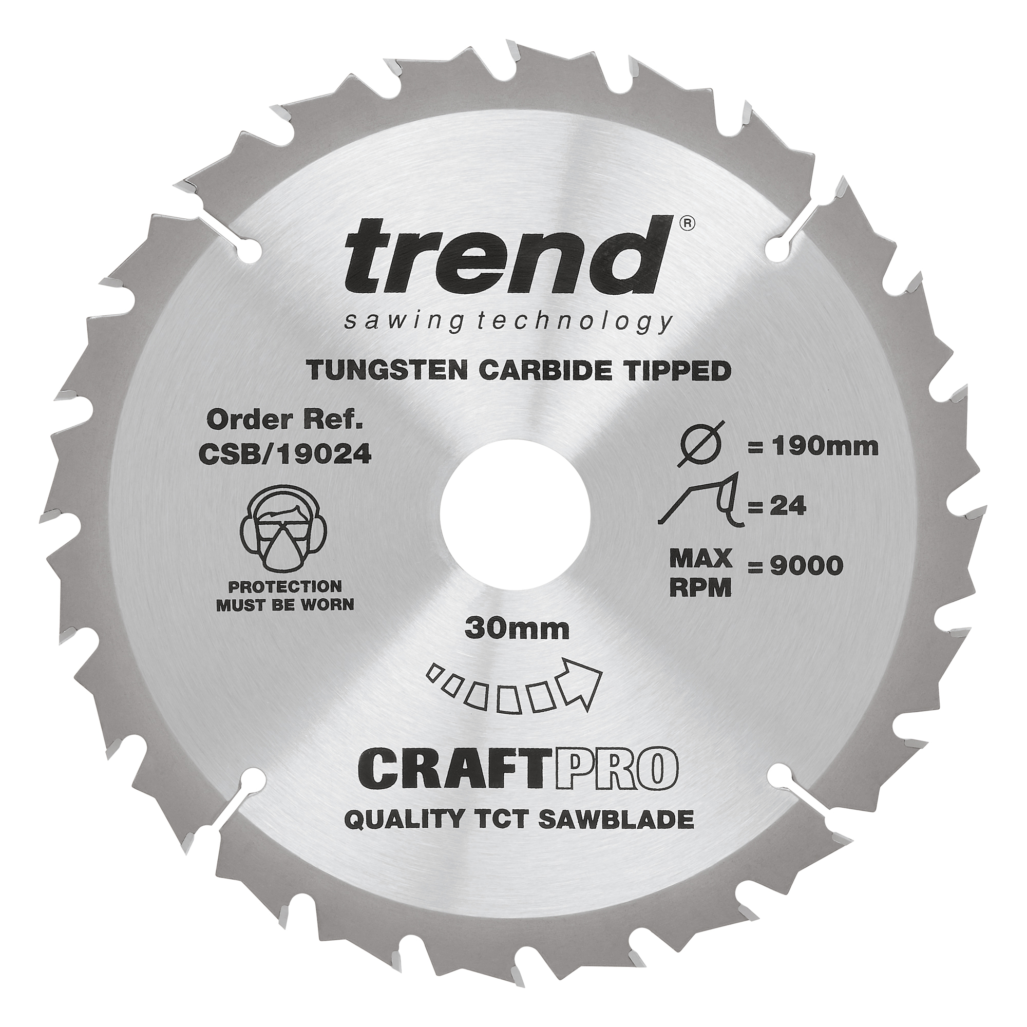 Trend Craftpro general purpose circular saw 24 teeth