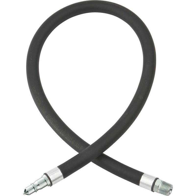 PCL Anti Whip Hose 0.6m of 13mm i/d Hose, 100 Series Adaptor & R 1/2 Male End Fitting HA2116