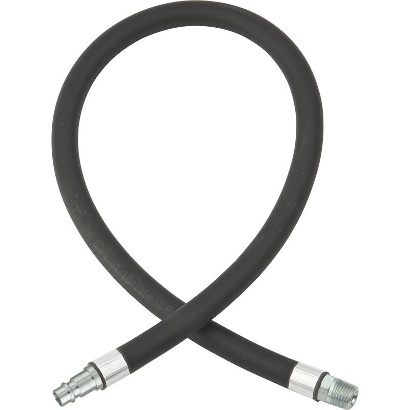 PCL Anti Whip Hose 0.6m of 10mm i/d Hose, XF-Euro Adaptor & R 1/4 Male End Fitting HA2132