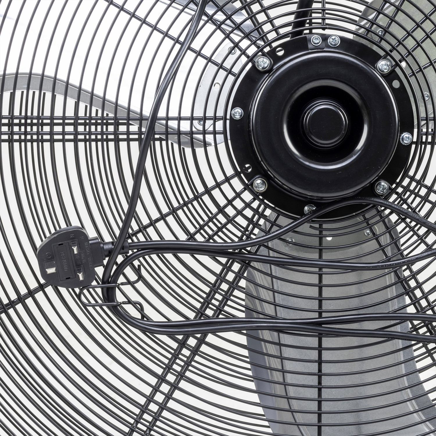 Adjustable tilting head with 360° rotation workplace fan