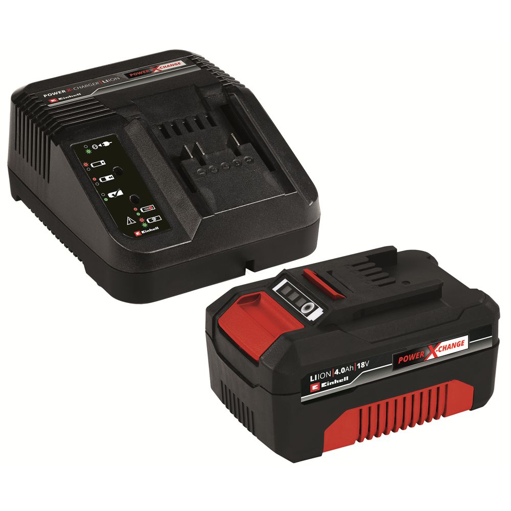 Einhell 18V Power X-Change 4.0Ah Battery & Charger Starter Kit 4512042