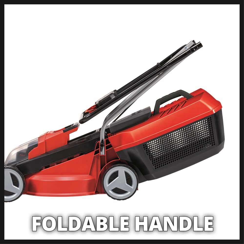 Einhell lawn mowers are easy to store away