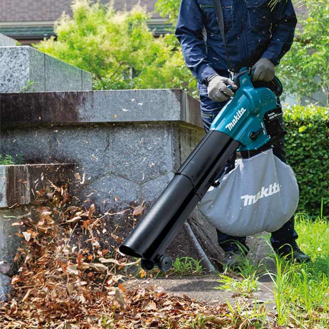 Makita 18v Leaf Blower Vacuum DUB187Z: High-performance motor, variable speed trigger, and efficient design.