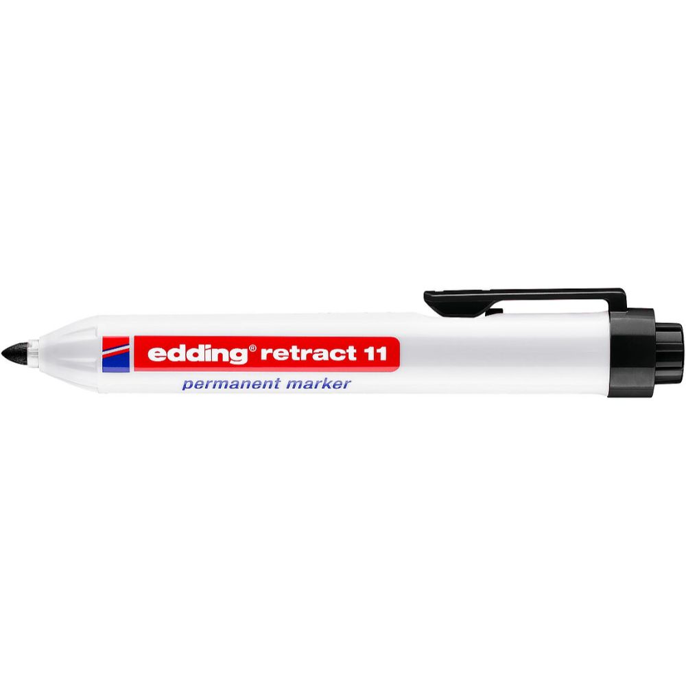 Edding Retract 11 Permanent Marker, Black Colour 4-11001