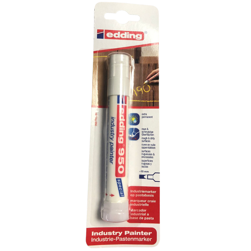 Edding 950 Industry Painter, White Colour 4-950-1-4049