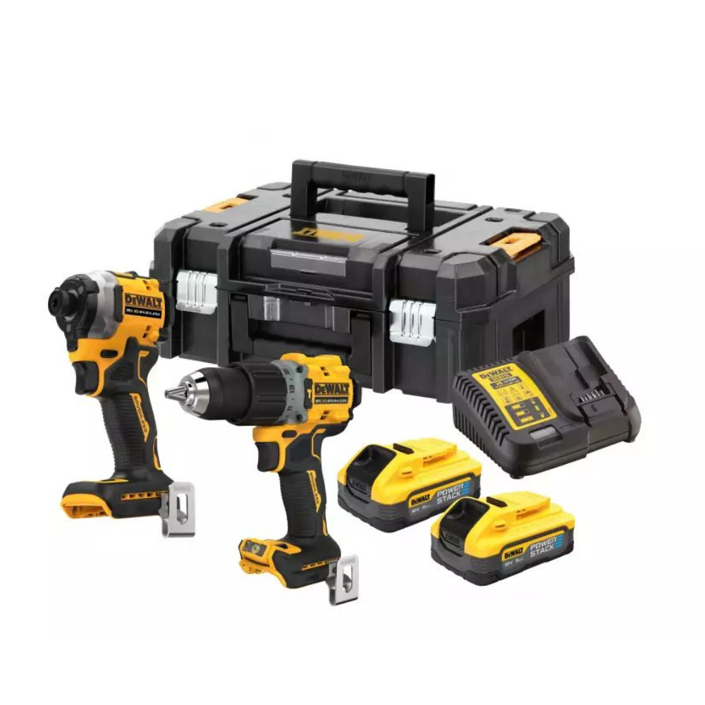DeWalt DCK2050H2T-GB  Drill & Impact Driver Power Stack Twin Pack