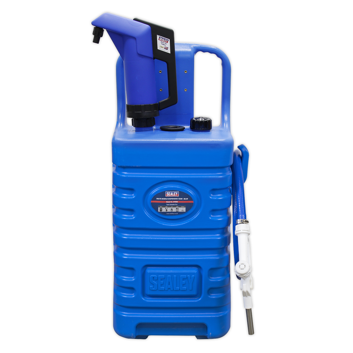 Easy transport ad Blue Tank With Pump  DT55BCOMBO1
