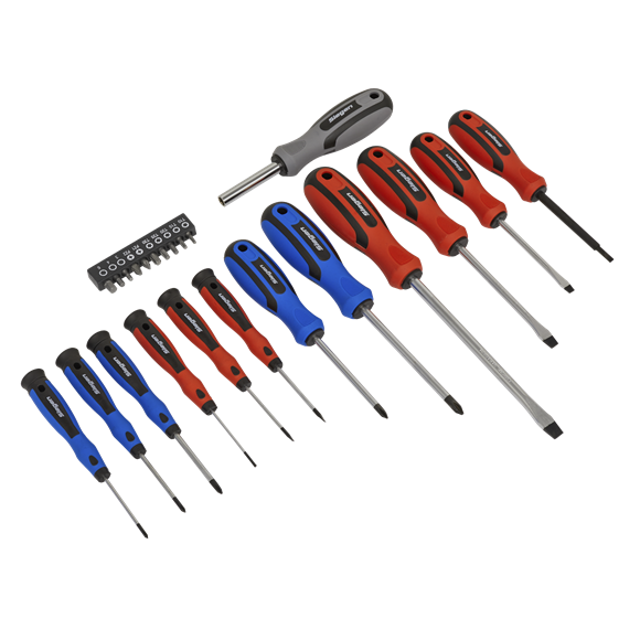 S0598 - Soft Grip Screwdriver & Bit Set 23pc