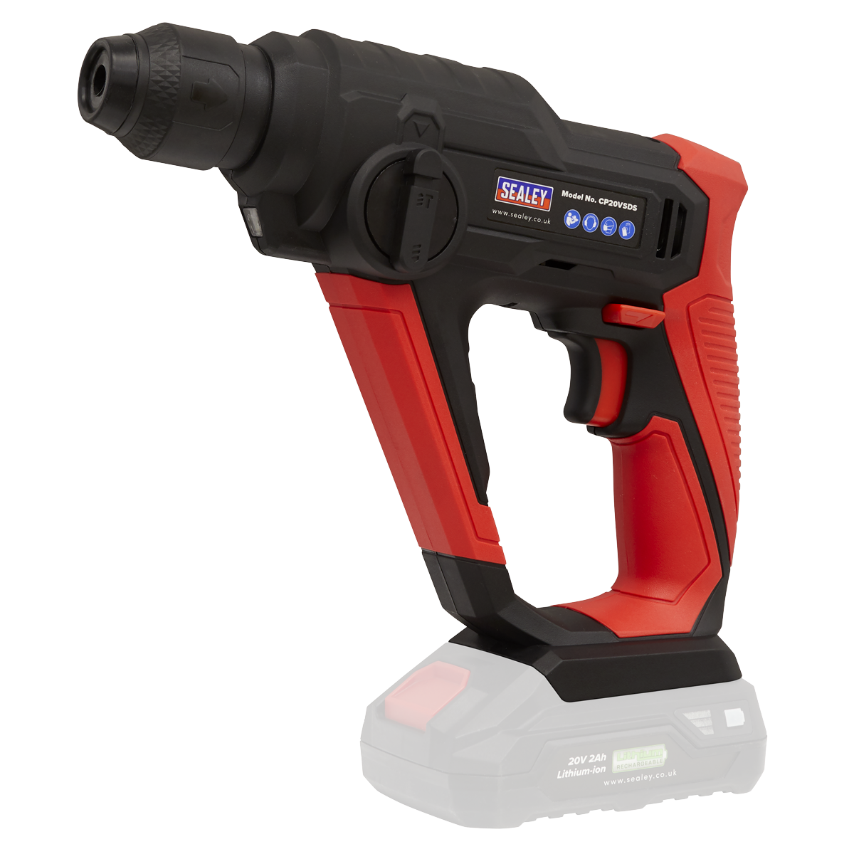 Sealey cordless rotary hammer drill