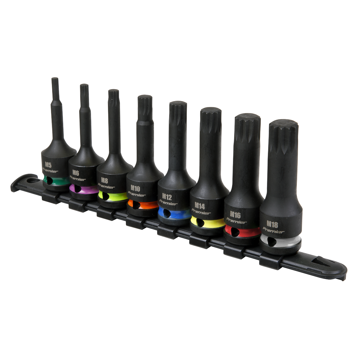 Sealey colour coded impact sockets for easy identification AK56004