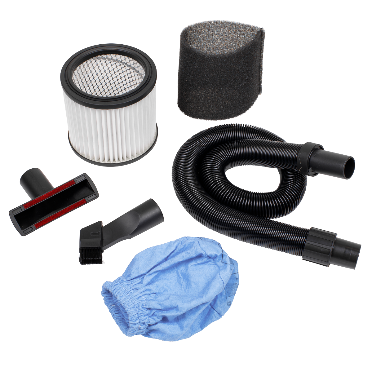 Sealey vacuum with all vacuum cleaner accessories