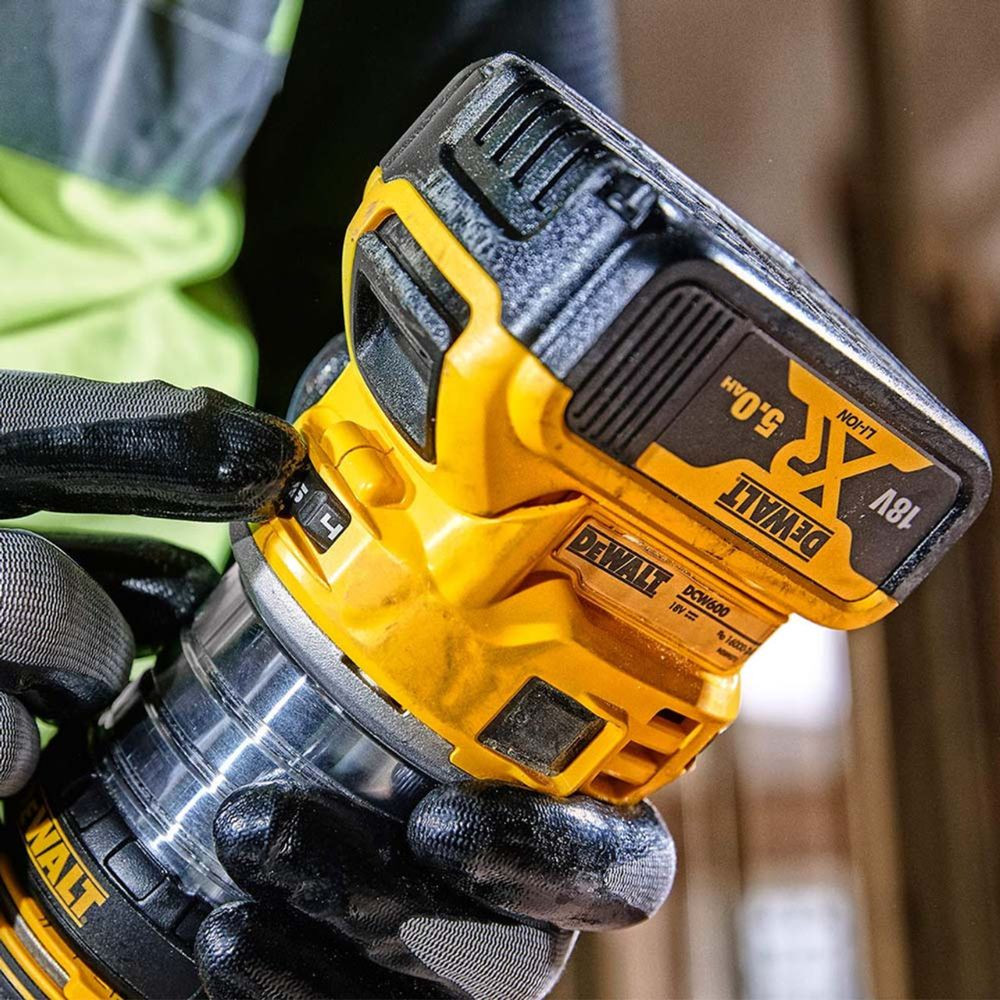 dewalt battery router