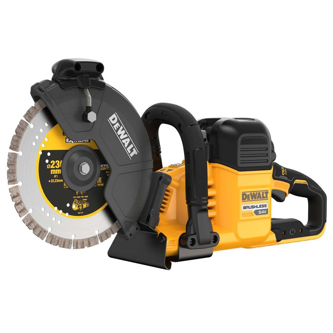 DeWalt cut off saw is a  powerful and efficient saw with an adjustable dual sided water delivery system