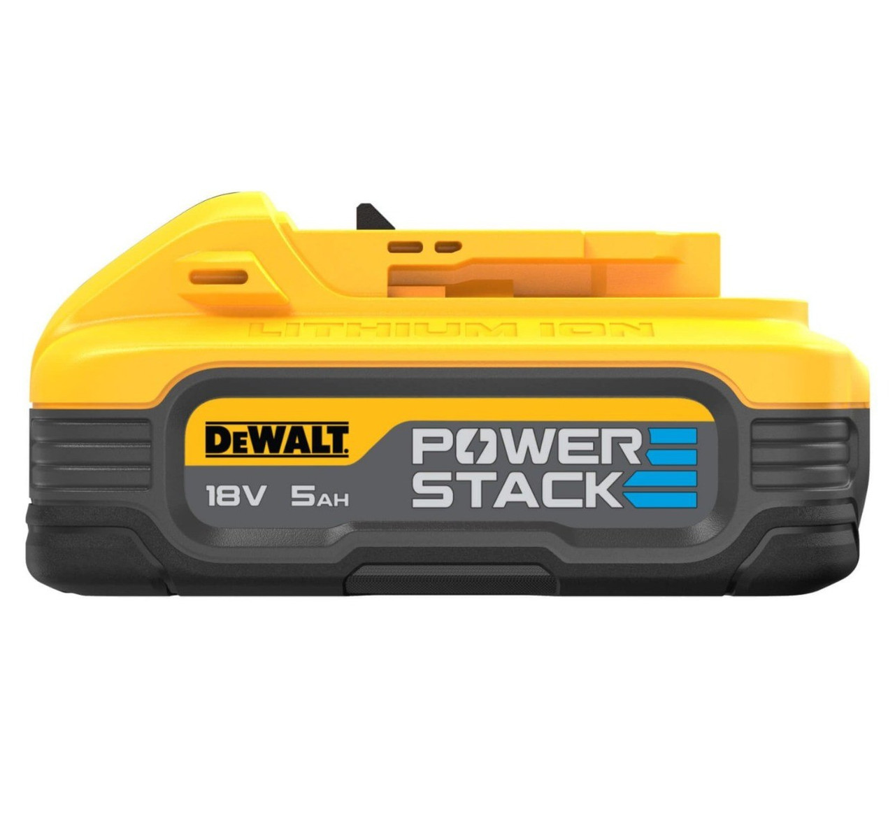 50% more power and 50% more work per charge with DeWalt powerstack 5.0Ah batttery