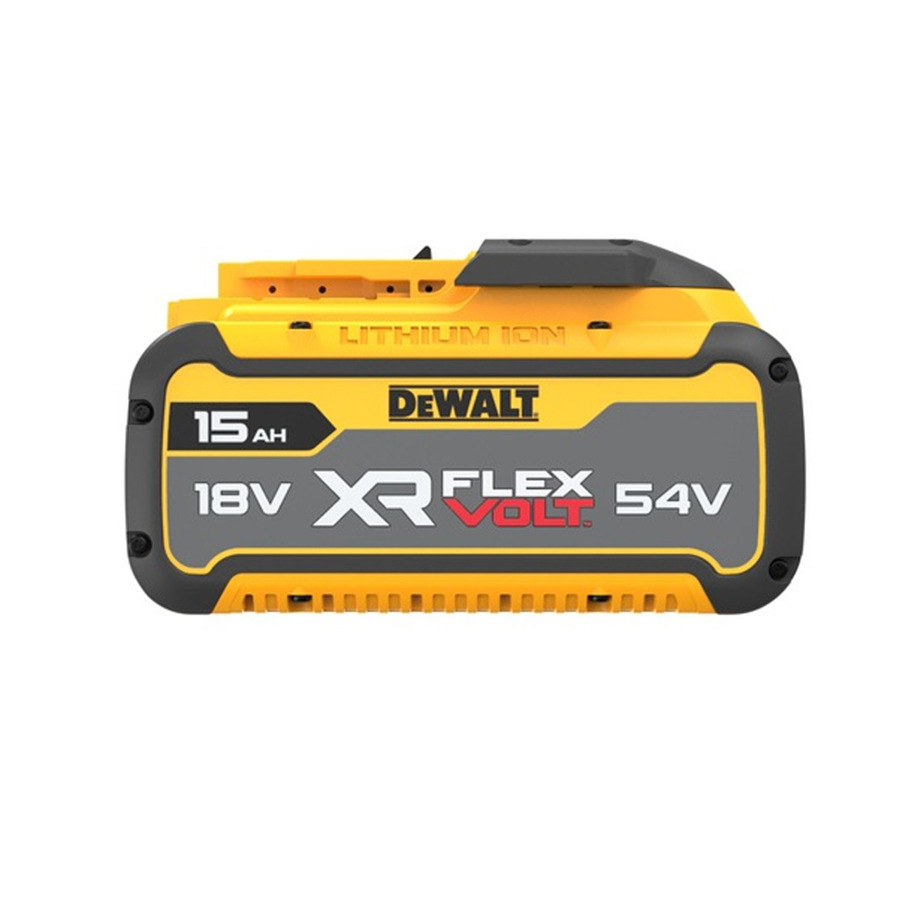 The dual-voltage XR FLEXVOLT 15Ah battery DCB549