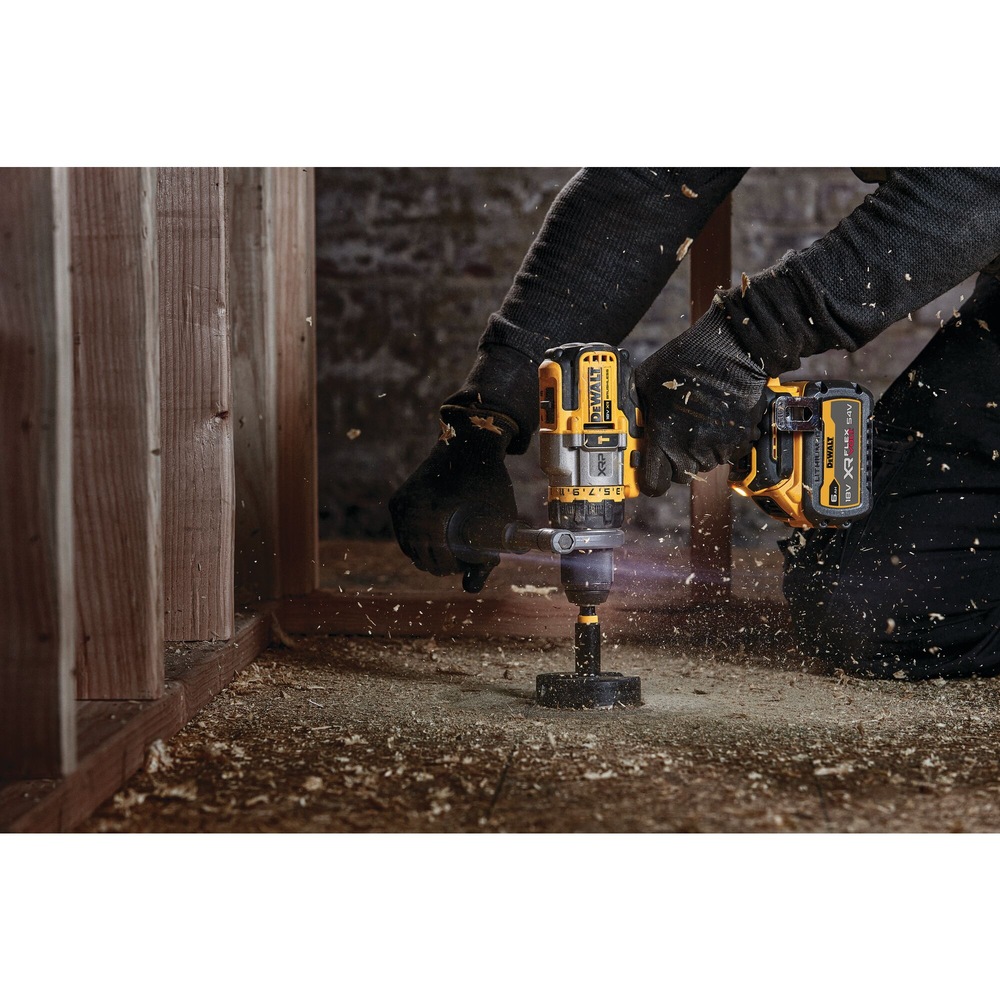 DEWALT 18V XR XRP Hammer Drill Driver With FLEXVOLT ADVANTAGE DCD999