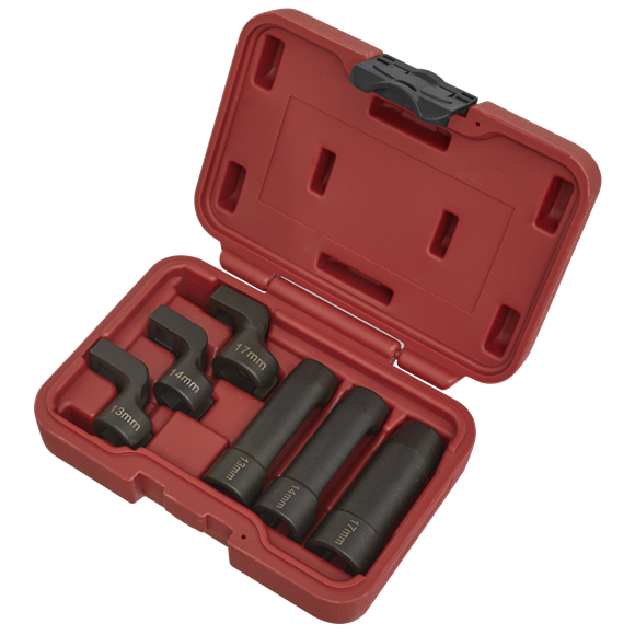 EGT (Exhaust Gas Temperature) sensor socket set includes both straight and offset versions.