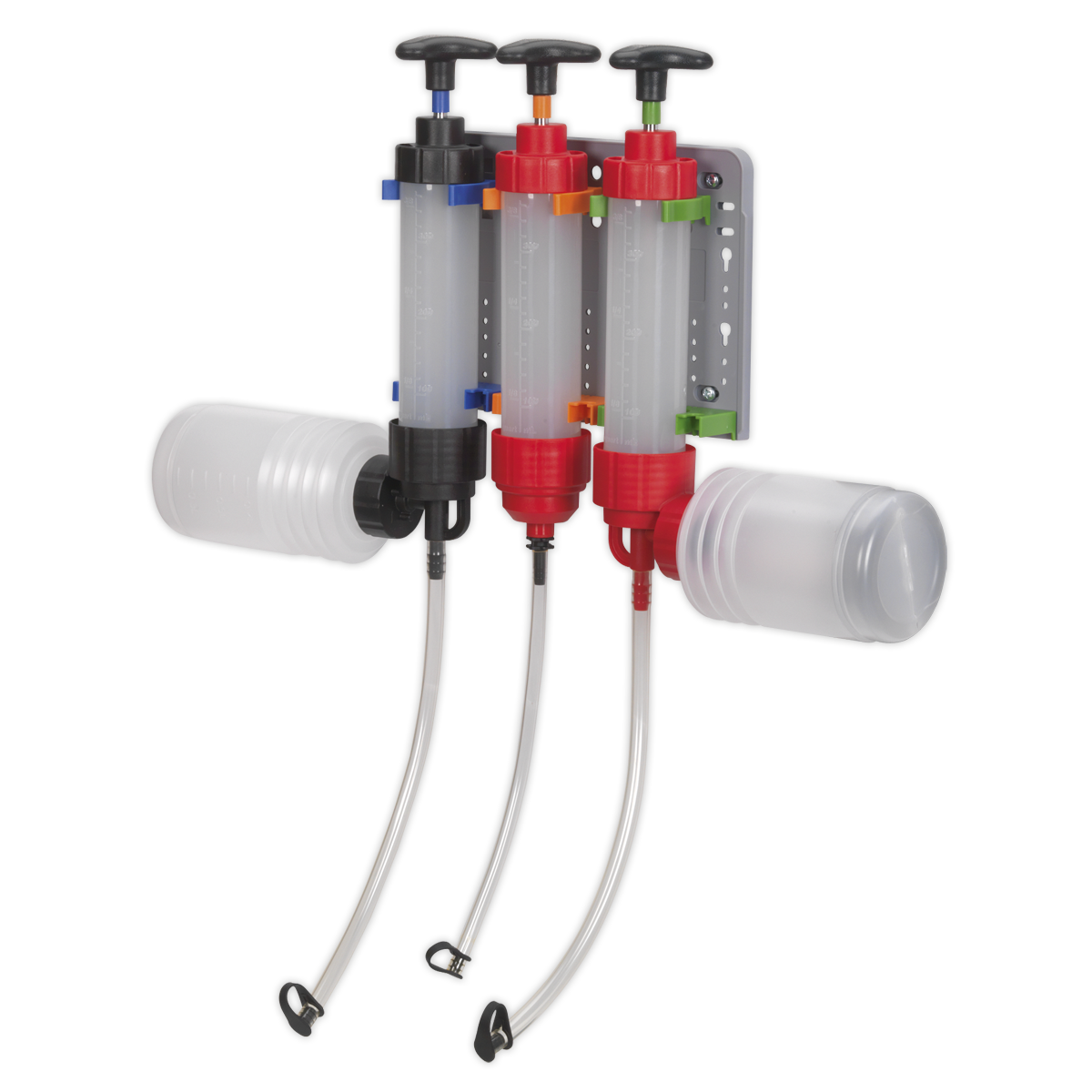 multipurpose syringes with Viton® seals, ideal for the transfer of oils/fluids