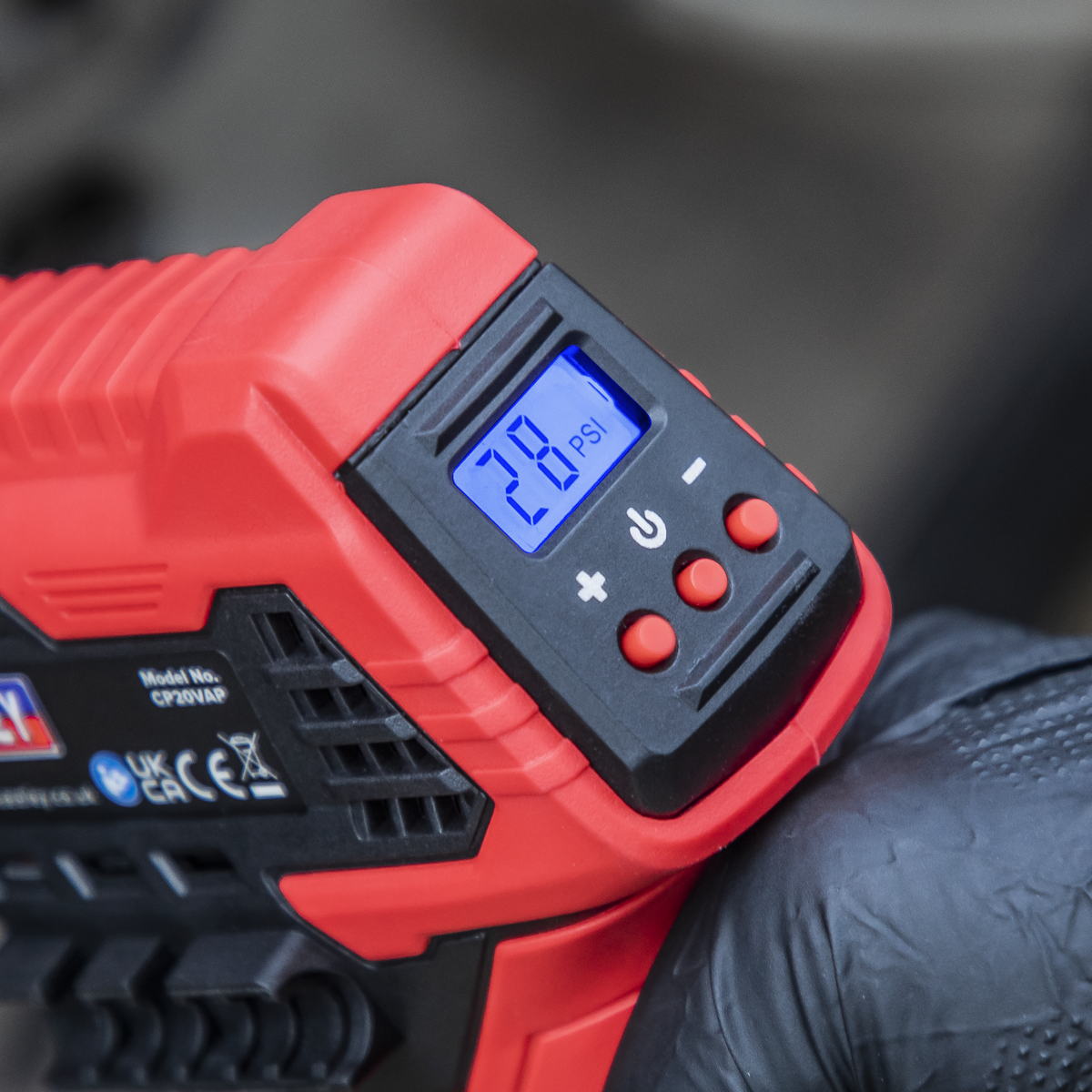 Sealey 20v  cordless tyre inflator