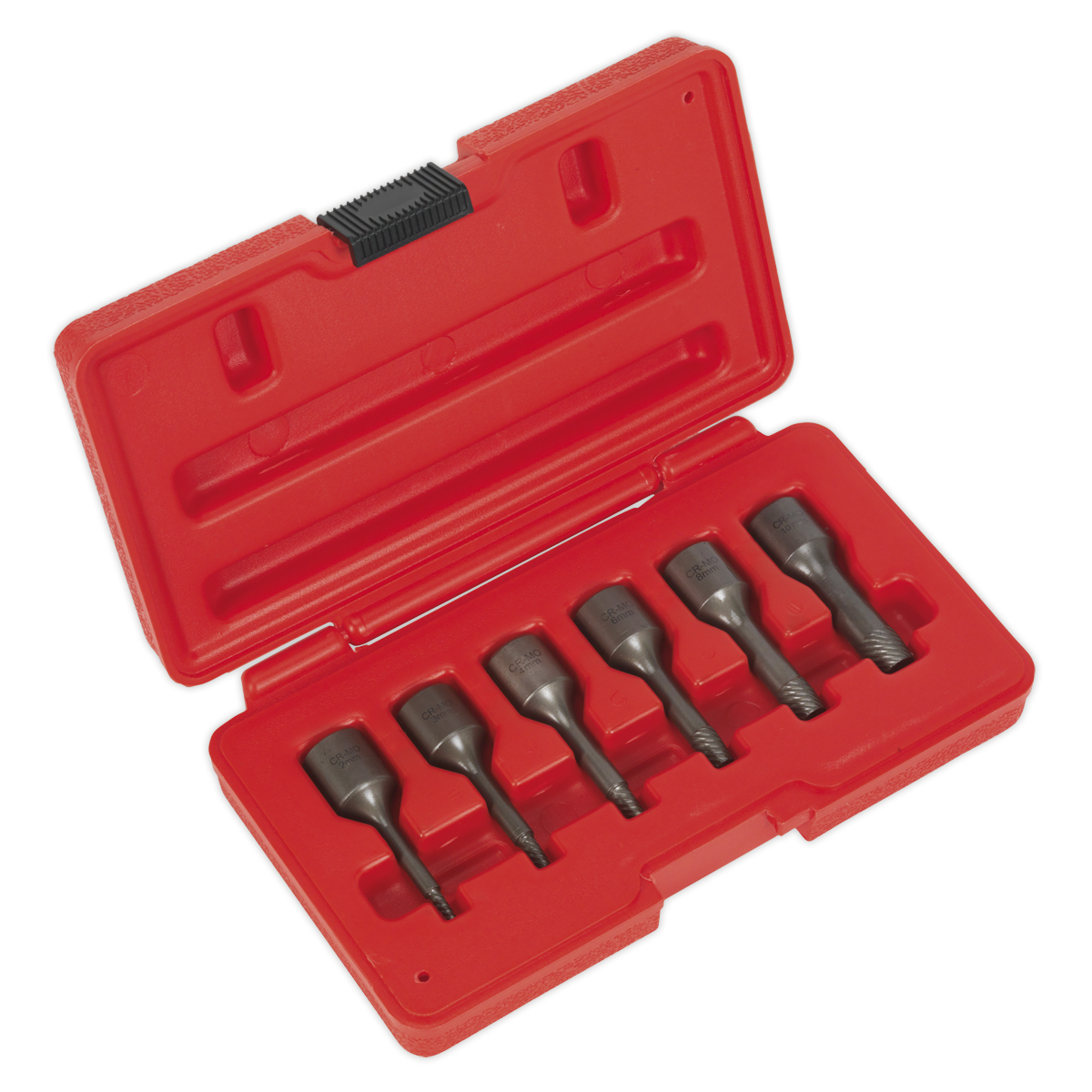 Sealey 6pc 3/8''Sq Drive Screw Extractor Set AK8185