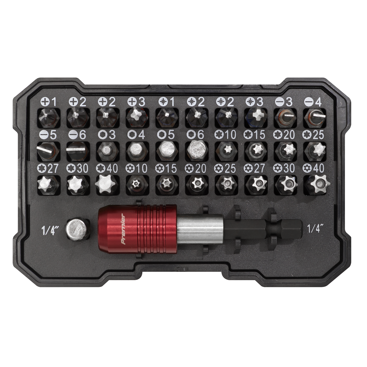 Sealey magnetic screwdriver with driver bits