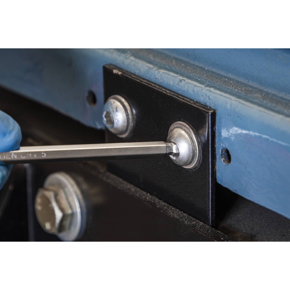 Sealey set of hex keys range in length from 62.5 to 177mm.