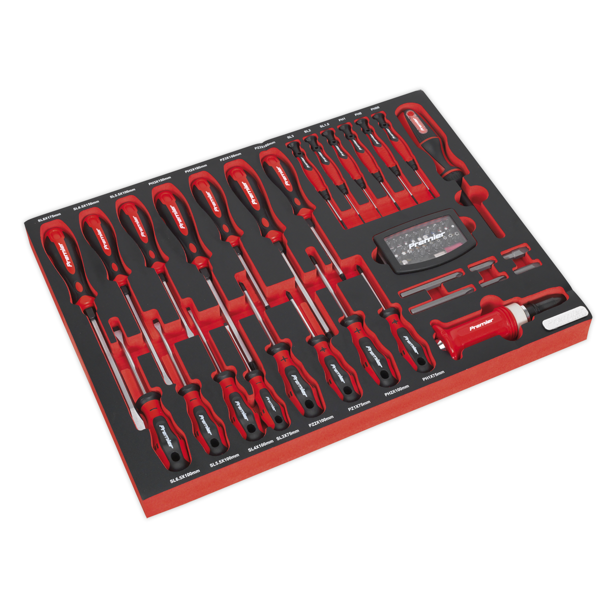 TBTP04 - Tool Tray with Screwdriver Set 72pc