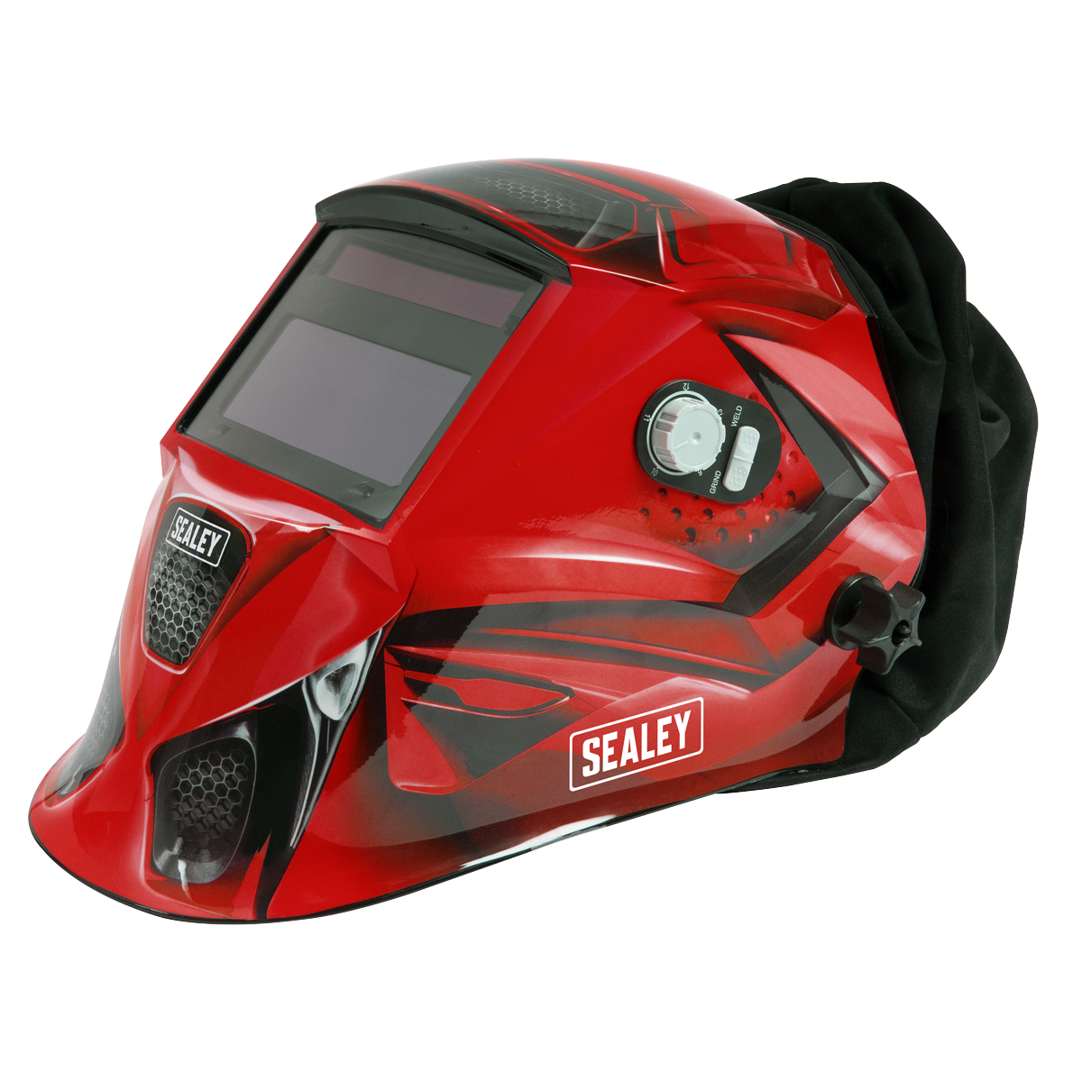 Sealey helmet with adjustable shade control