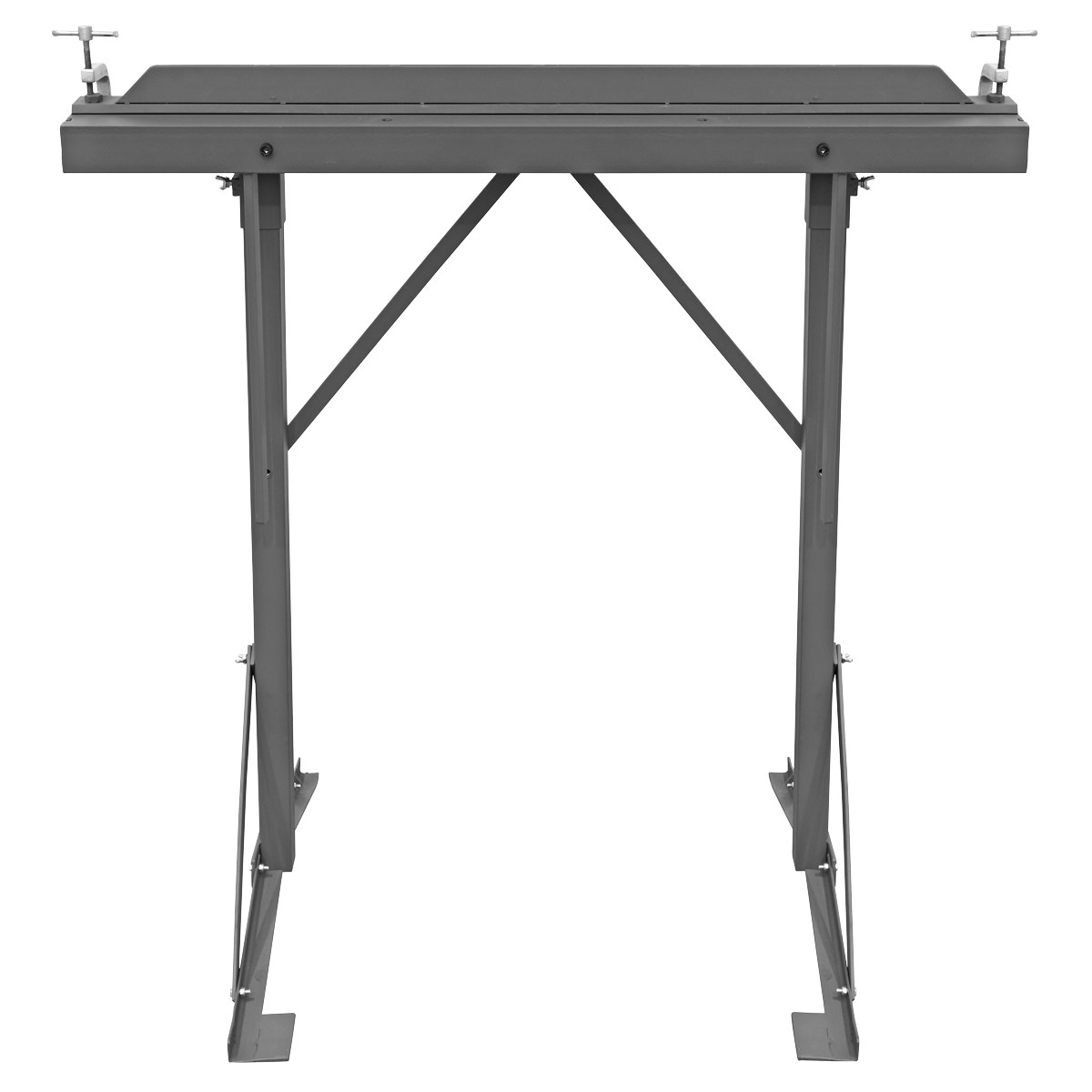 UNIQUE - Patented endless design and removable folding plate allows the user to fold, channel and offset any length of sheet metal up to 20 Gauge thick.