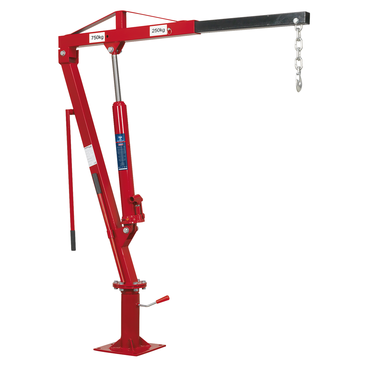 Static Mounted Crane with a capacity of  750kg