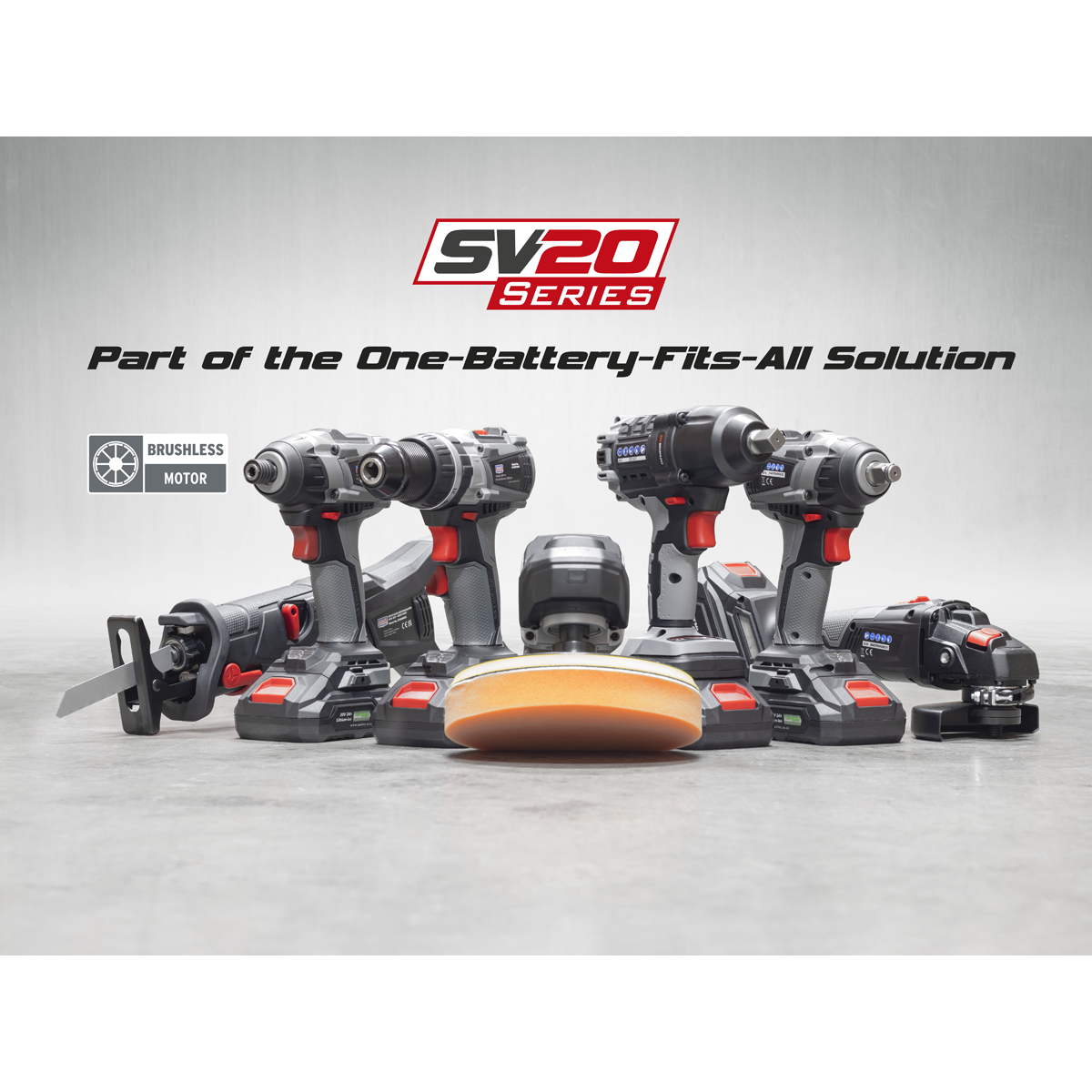 Sealey SV20 Range of Cordless Power Tools