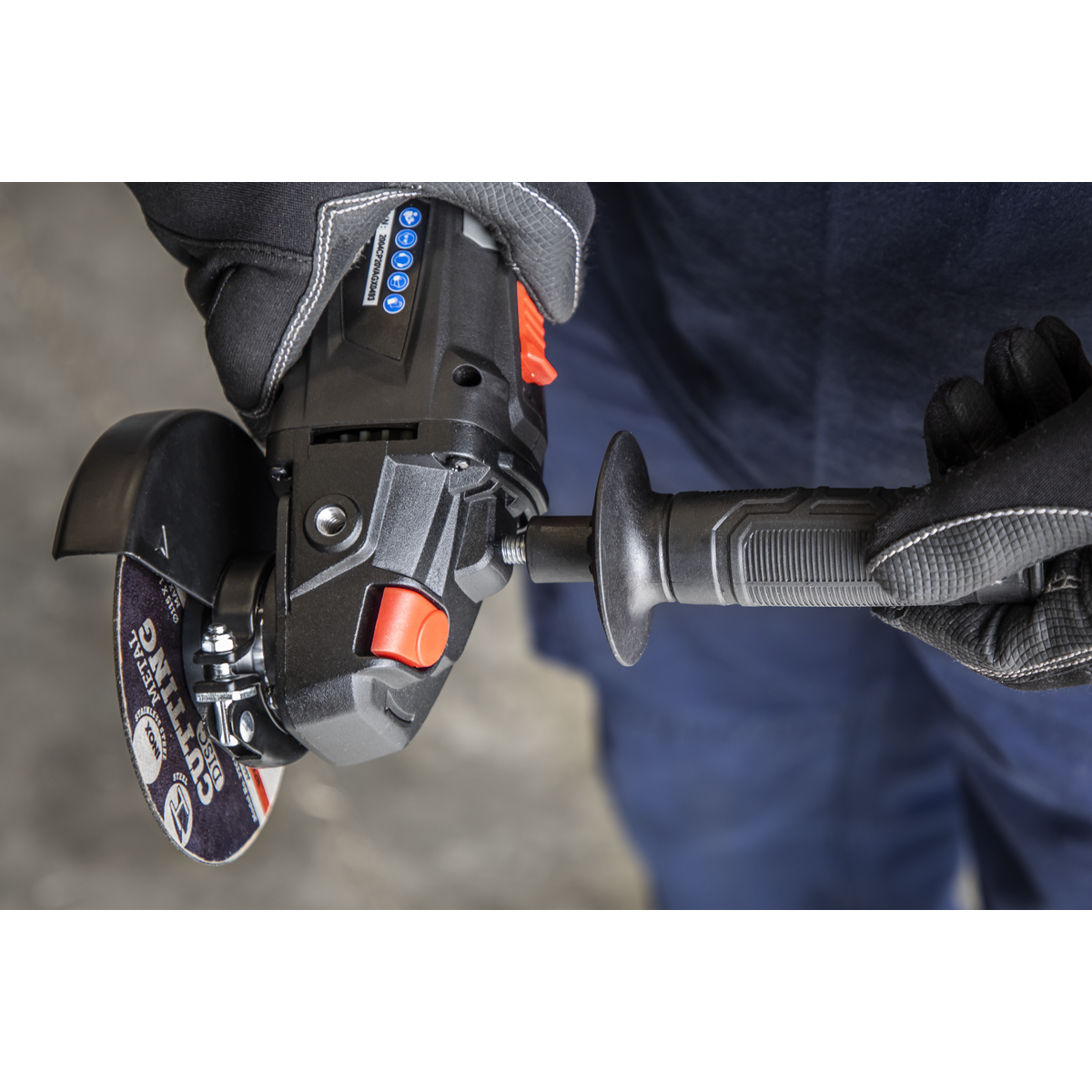 Sealey SV20 cordless angle grinder