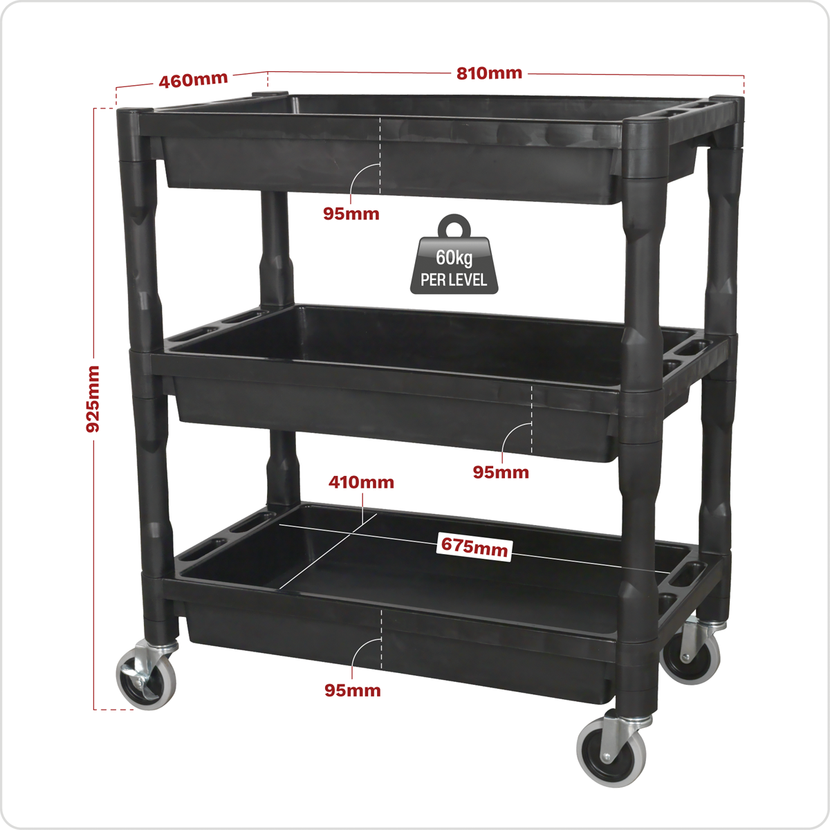 Sealey garage work trolley