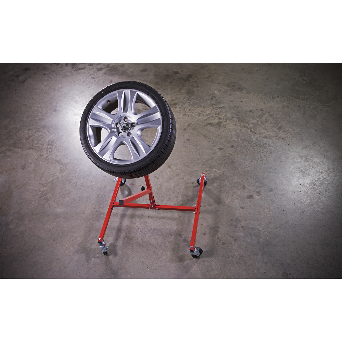 Sealey Alloy Wheel Painting/Repair Stand - Single Wheel Capacity MK72