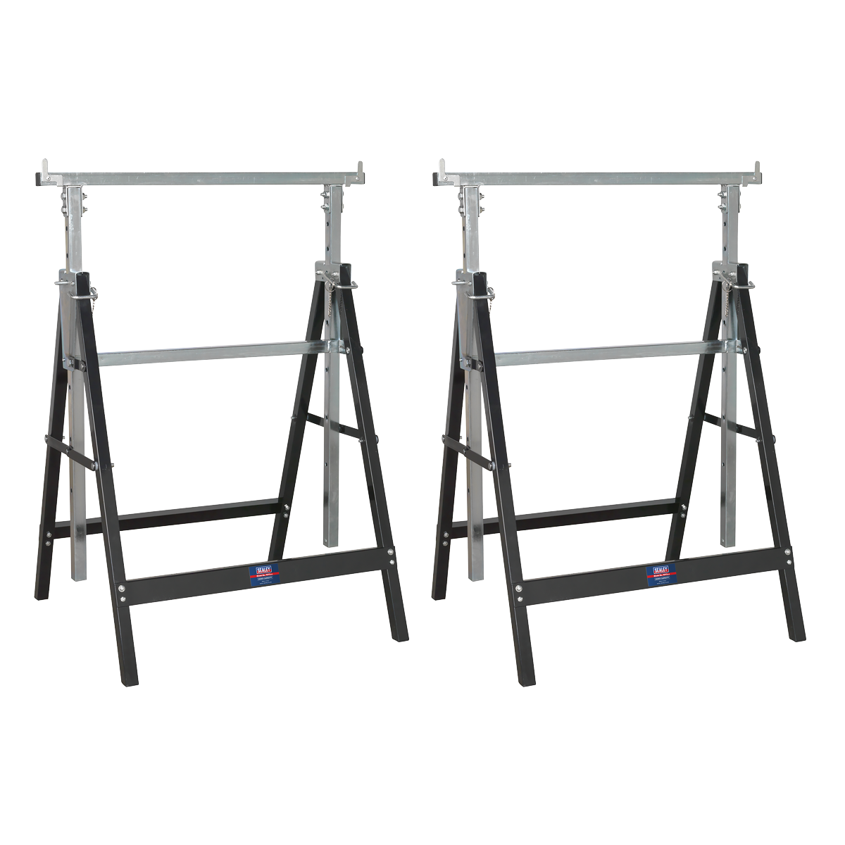 Sealey Fold Down Telescopic Trestle - 200kg Capacity - Pair FDT32