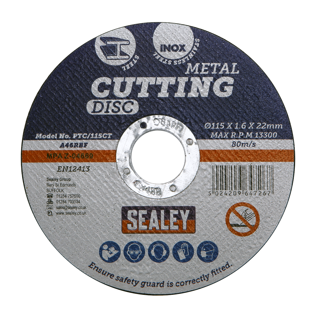 Sealey cutting and grinding discs